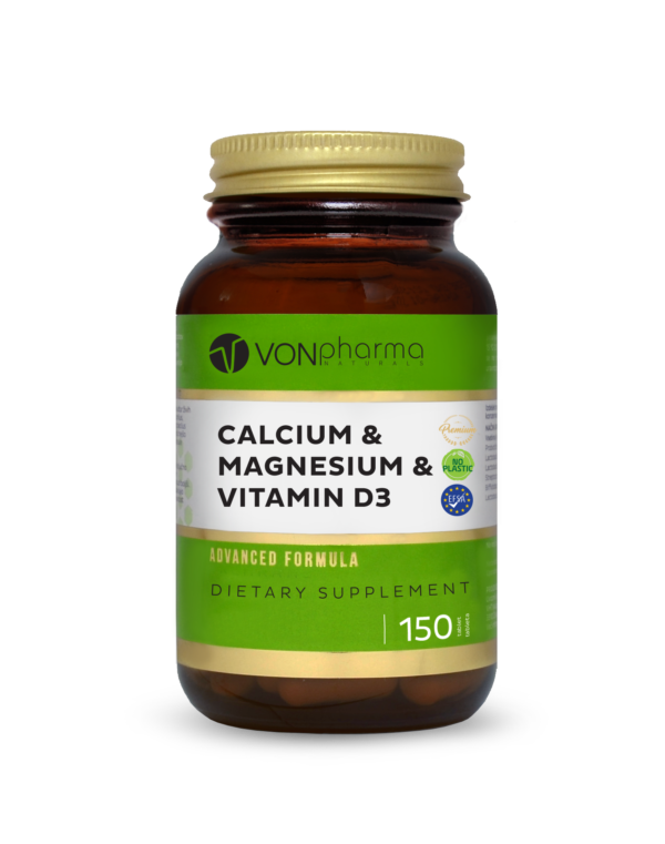 VONpharma KALCIJ&MAGNEZIJ&VITAMIN D3 (150 tablet)