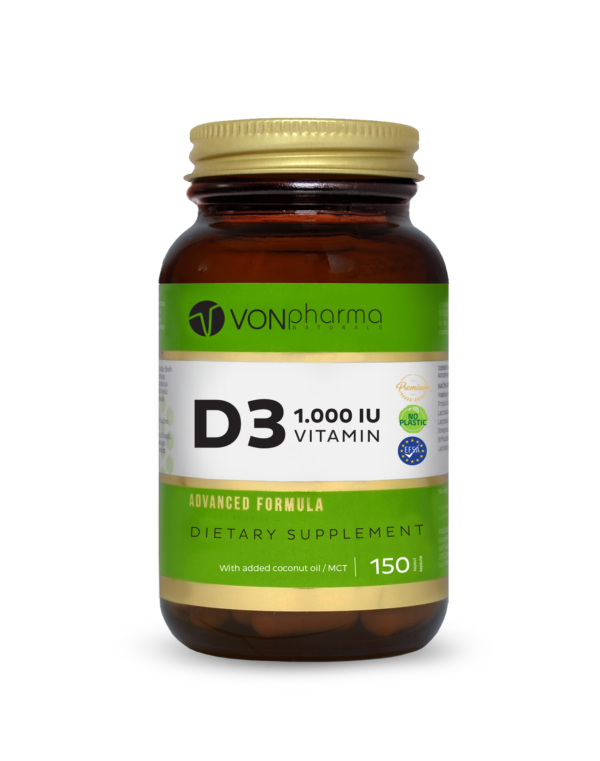VITAMIN D3 1.000 I.E. (150 kapsul)