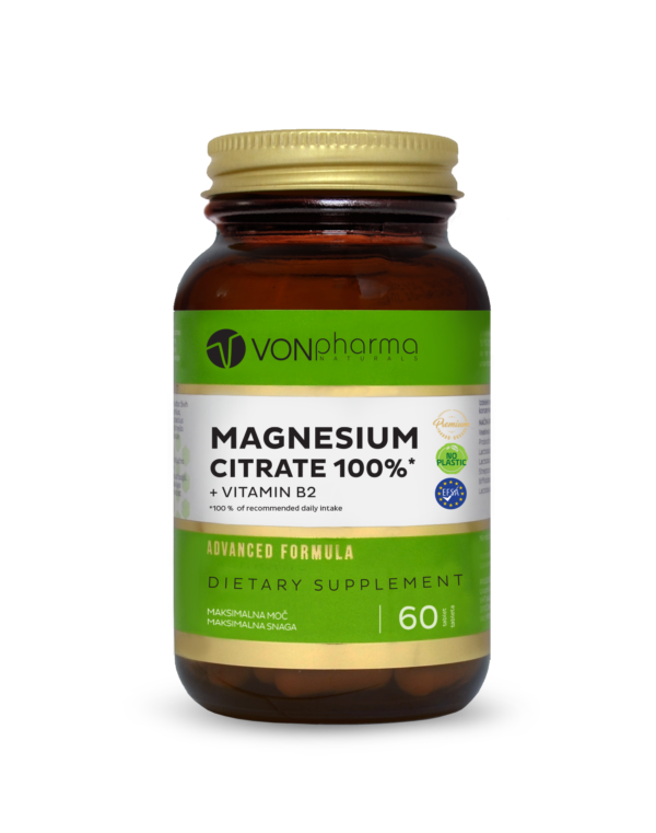 MAGNESIUM CITRATE 100%* + VITAMIN B2