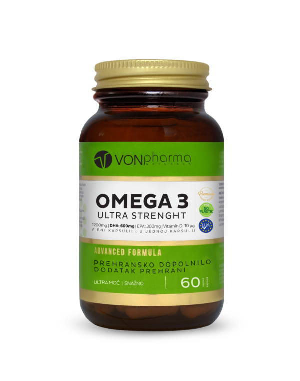 VONpharma OMEGA 3 ULTRA STRENGHT 600mg DHA (60 kapsul)